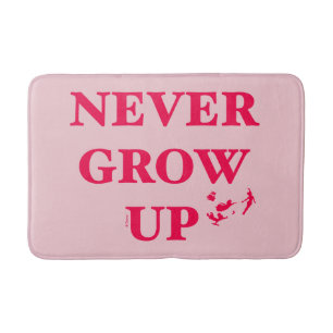 Peter Pan   Never Grow Up Bath Mat