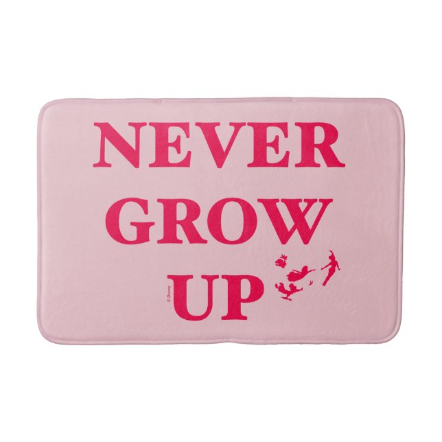 Peter Pan | Never Grow Up Bath Mat (Front)