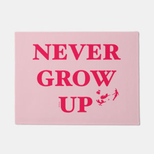 Peter Pan   Never Grow Up Doormat
