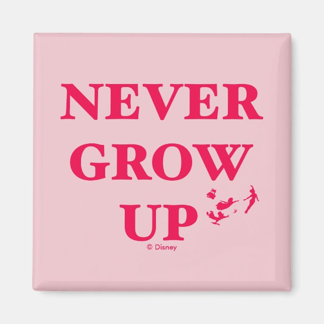 Peter Pan | Never Grow Up Magnet (Front)