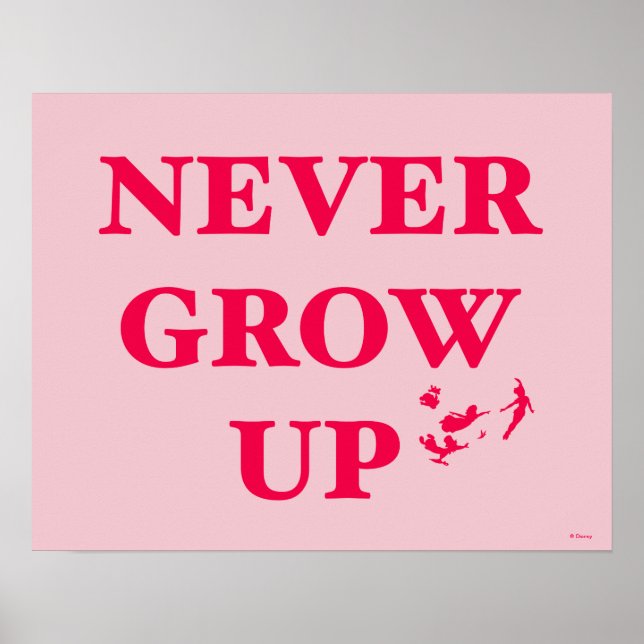 Peter Pan | Never Grow Up Poster (Front)