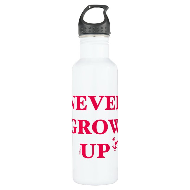 Peter Pan | Never Grow Up Stainless Steel Water Bottle (Front)