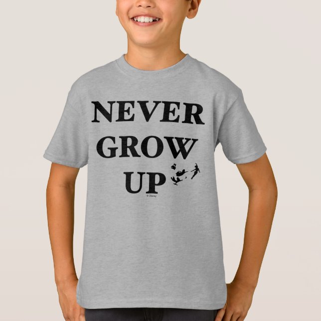 Peter Pan | Never Grow Up T-Shirt (Front)