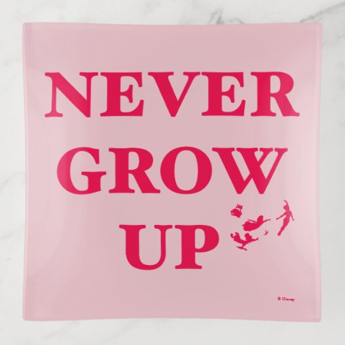 Peter Pan  Never Grow Up Trinket Tray