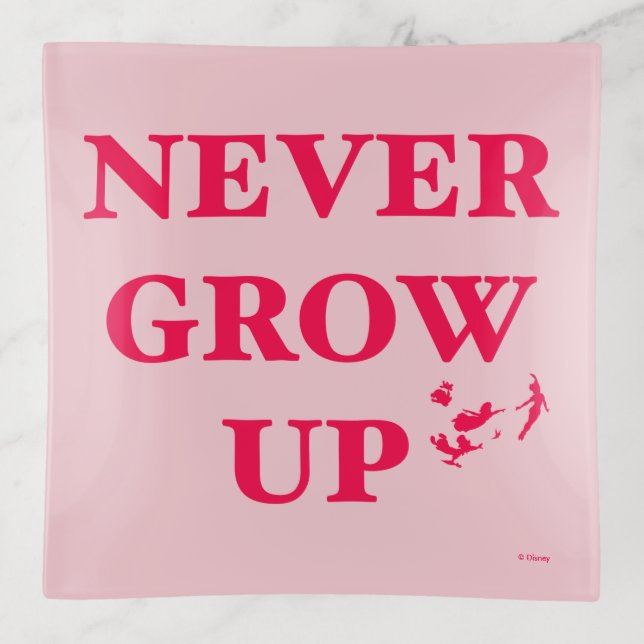 Peter Pan | Never Grow Up Trinket Tray (Front)