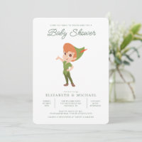 Peter Pan Neverland, Baby Shower Invitation