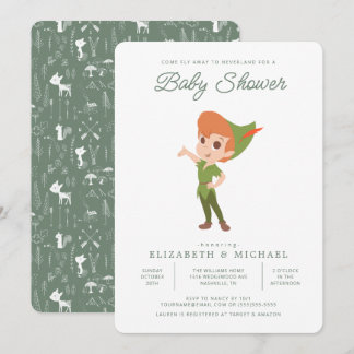 Peter Pan Neverland | Baby Shower Invitation