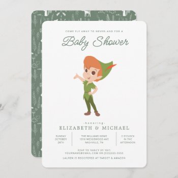 Peter Pan Neverland | Baby Shower Invitation by peterpan at Zazzle