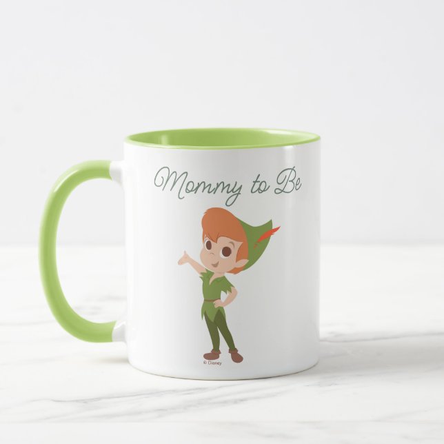 Peter Pan Neverland | Baby Shower "Mommy to Be" Mug (Left)