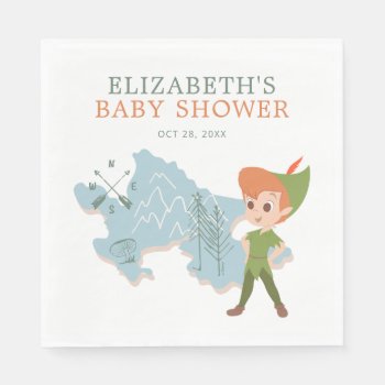 Peter Pan Neverland | Baby Shower Napkins by peterpan at Zazzle