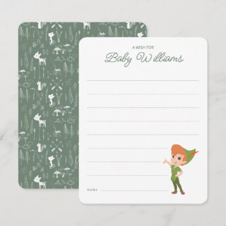 Peter Pan Neverland | Baby Shower Note Card