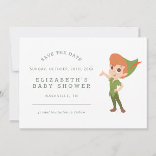 Peter Pan Neverland   Baby Shower Save The Date