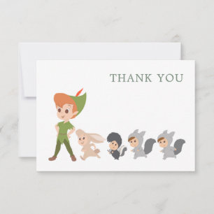 Peter Pan - Neverland Baby Shower Thank You Card