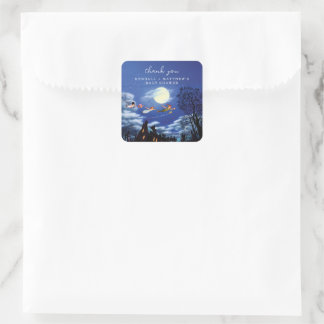 Peter Pan Neverland | Baby Shower - Thank You Square Sticker