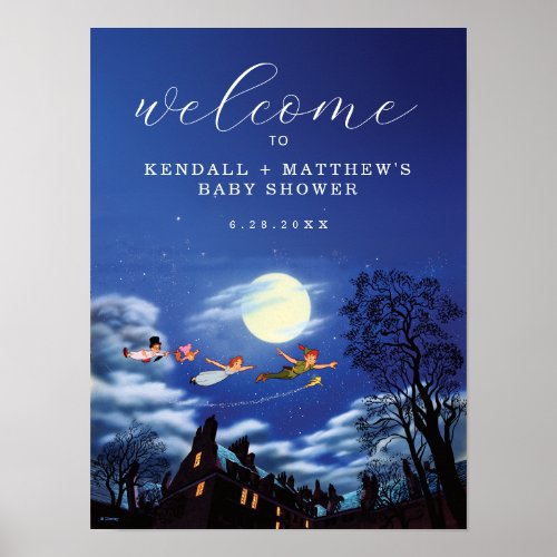Peter Pan _ Neverland  Baby Shower Welcome Sign
