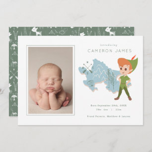 Peter Pan - Neverland Birth Announcement