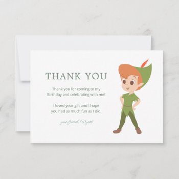 Peter Pan - Neverland Birthday Thank You by peterpan at Zazzle