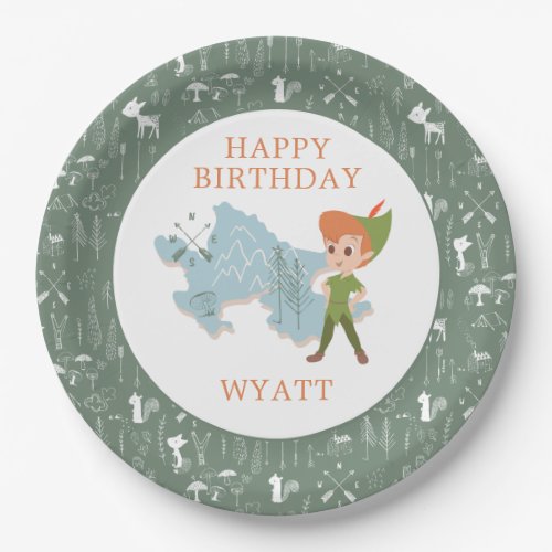 Peter Pan Neverland  First Birthday Paper Plates
