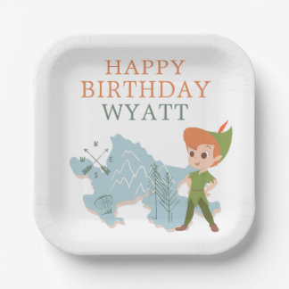 Peter Pan Neverland | First Birthday Paper Plates