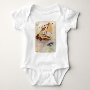 Peter Pan on Nest Raft Baby Bodysuit