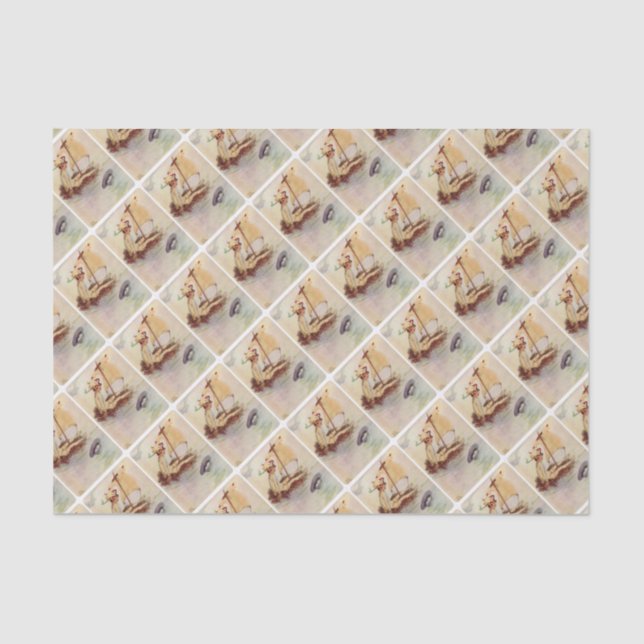 Peter Pan on Nest Raft Tissue Paper (Front)