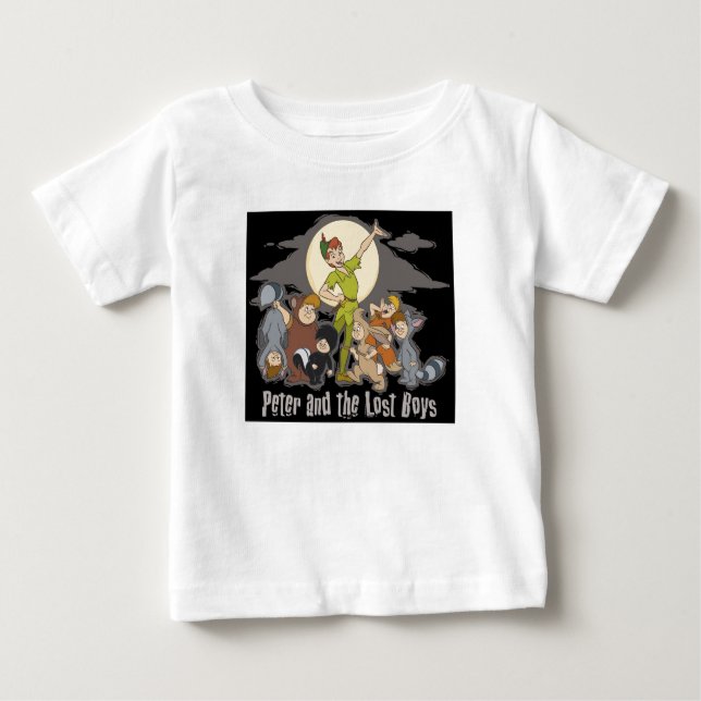 Peter Pan Peter Pan and the Lost Boys Disney Baby T-Shirt (Front)