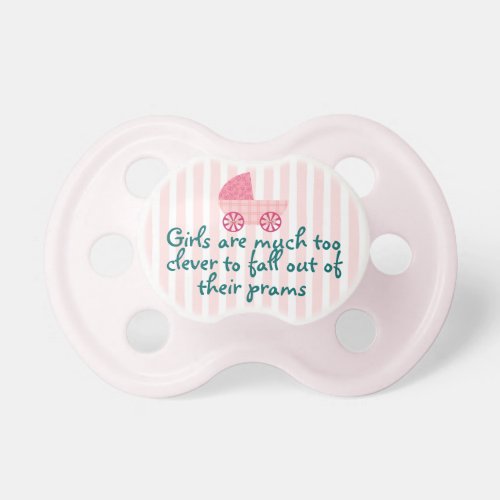 Peter Pan Pram Quote for Girl Babies Pacifier