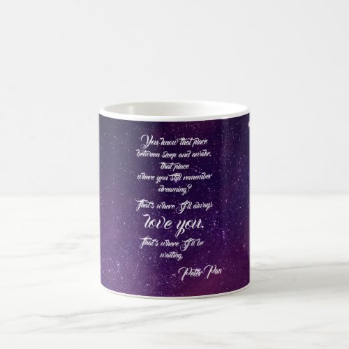 Peter Pan Quote  Mug