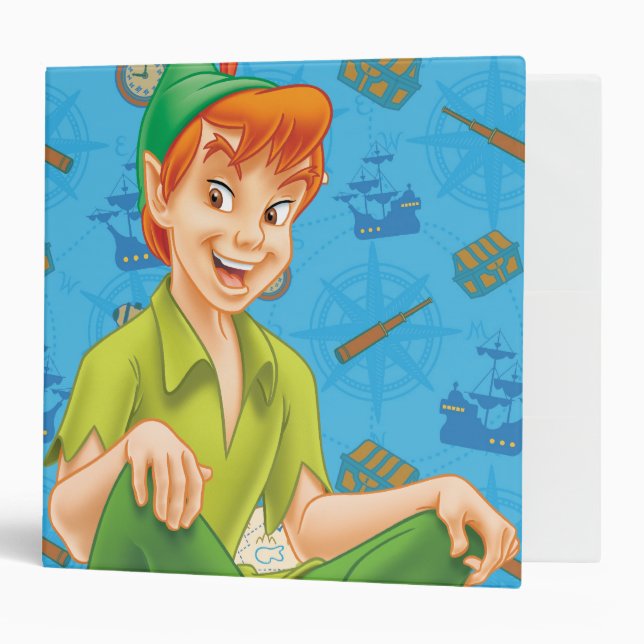 Peter Pan Sitting Down Binder (Front/Inside)