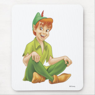 Peter Pan Sitting Down Disney Mouse Pad