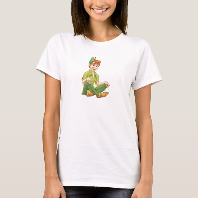 Peter Pan Sitting Down Disney T-Shirt (Front)