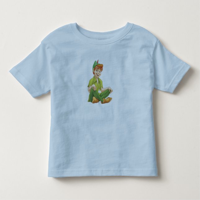 Peter Pan Sitting Down Disney Toddler T-shirt (Front)
