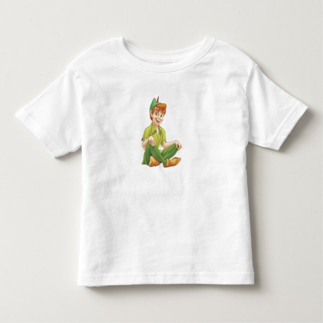 Peter Pan Sitting Down Disney Toddler T-shirt (Front)