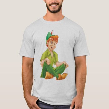 Peter Pan Sitting Down T-shirt by peterpan at Zazzle