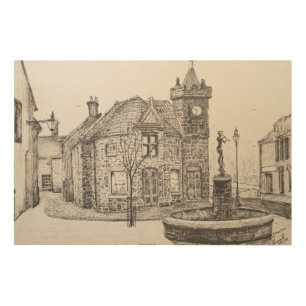 Peter Pan Statue Kirriemuir Scotland 2007 Wood Wall Art
