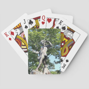 Peter Pan Statue Poker Cards