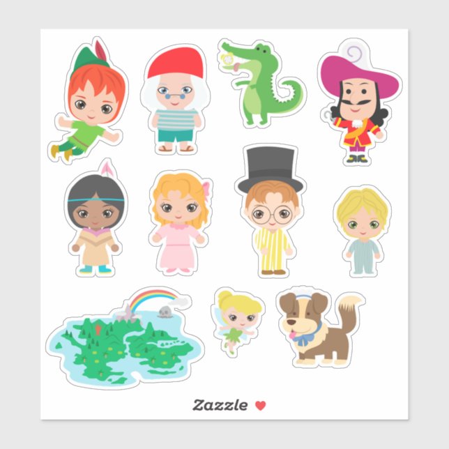 Peter Pan Sticker (Sheet)