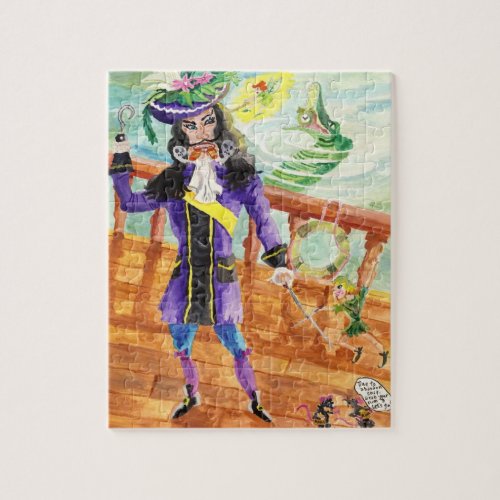 Peter Pan Takes On Captain Hook Jigsaw Puzzle