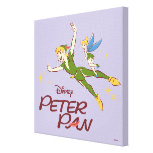 Peter Pan & Tinkerbell Canvas Print