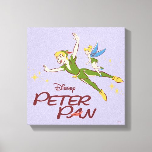 Peter Pan  Tinkerbell Canvas Print