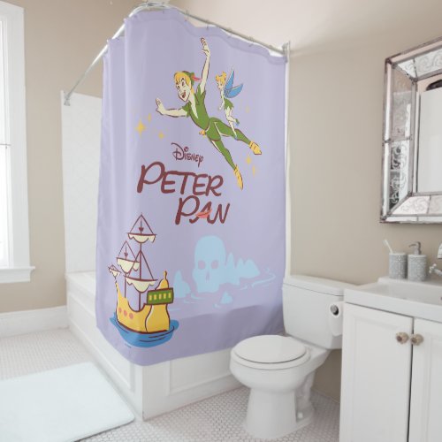 Peter Pan  Tinkerbell Shower Curtain