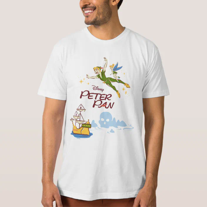Peter Pan Neverland Captain Hook Ship Men/'s T-Shirt