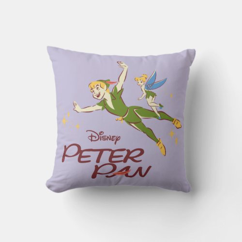 Peter Pan  Tinkerbell Throw Pillow