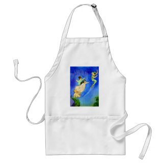 PETER PAN, WENDY, JOHN AND MICHAEL FLY AWAY ADULT APRON
