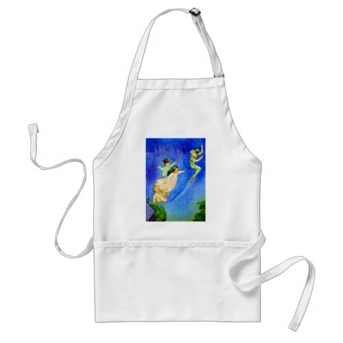 PETER PAN WENDY JOHN AND MICHAEL FLY AWAY ADULT APRON