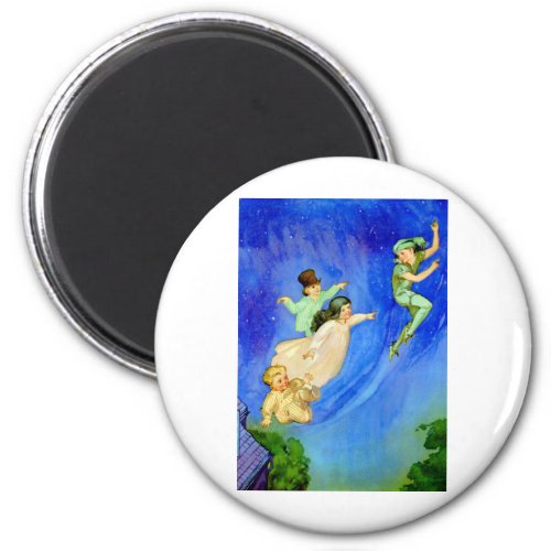 PETER PAN WENDY JOHN AND MICHAEL FLY AWAY MAGNET