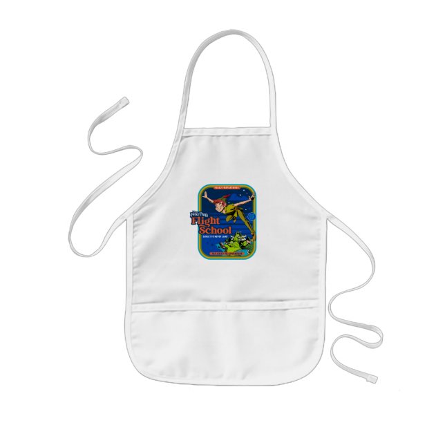 Peter Pan's Flight School Kids' Apron (Front)