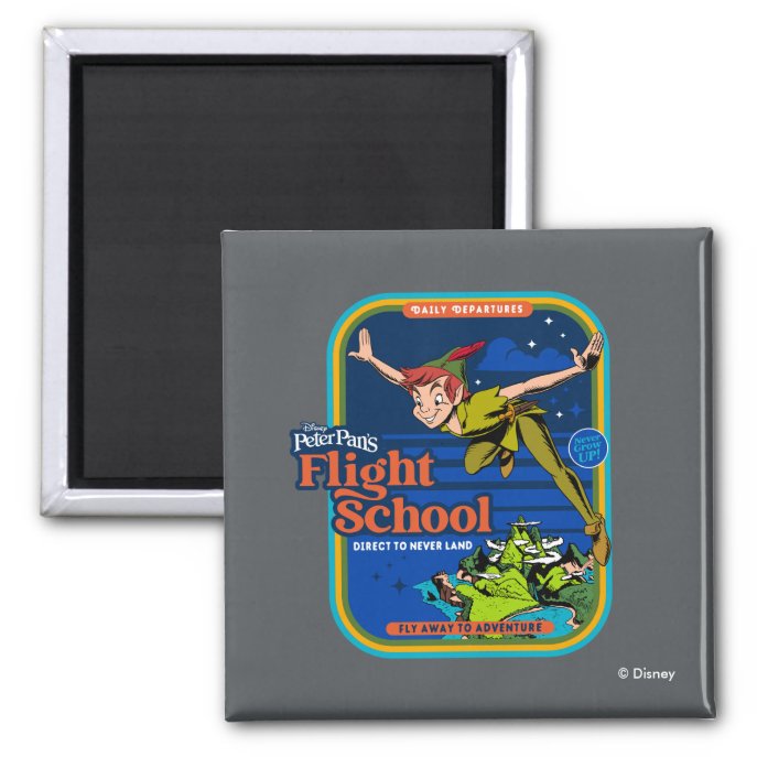 Peter Pan&#39;s Flight School Magnet
