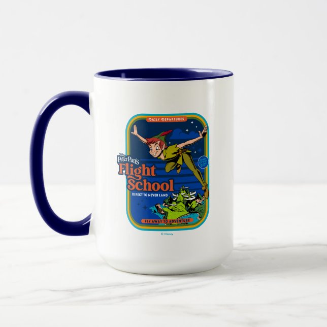Peter Pan's Flight School Mug (Left)