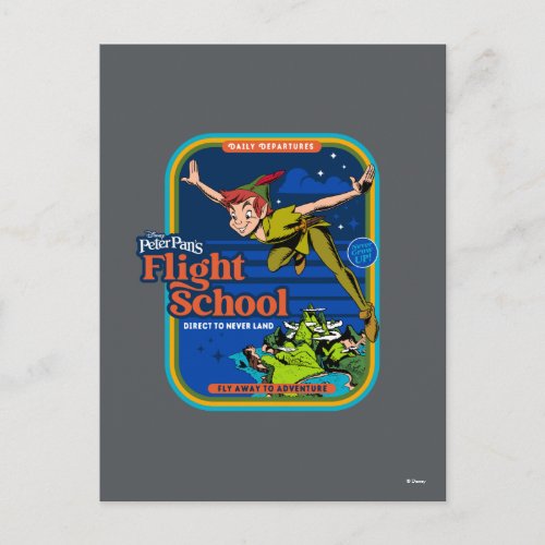 Peter Pans Flight School Postcard